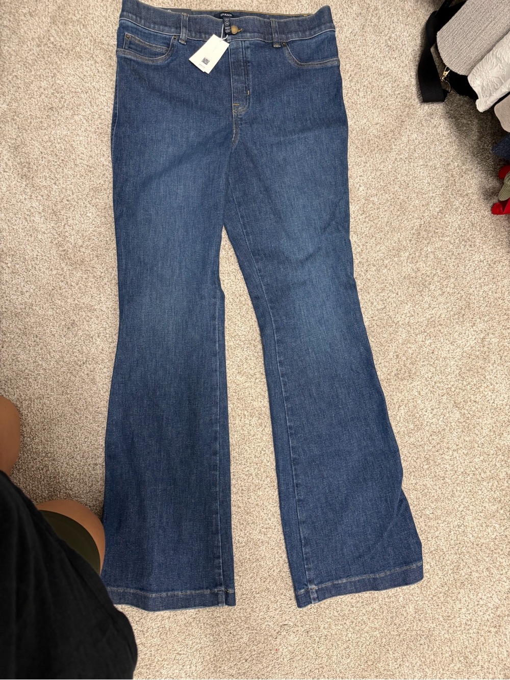 SPANX Dark Blue Flare Jeans